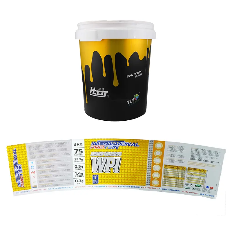 IML Label Injection Molding for PP Paint Bucket