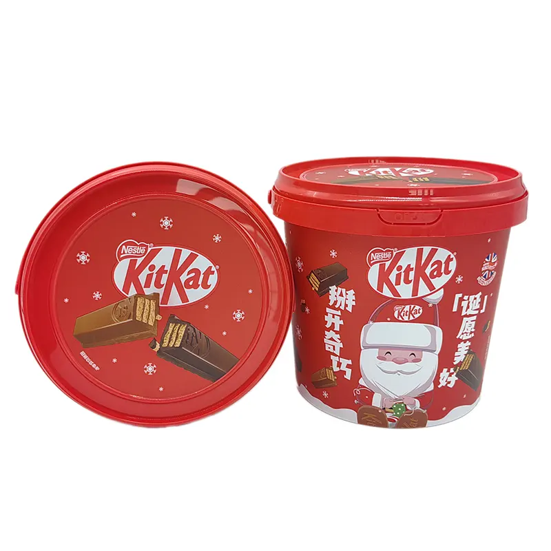 IML Label PP Snack Container by Injection Molding