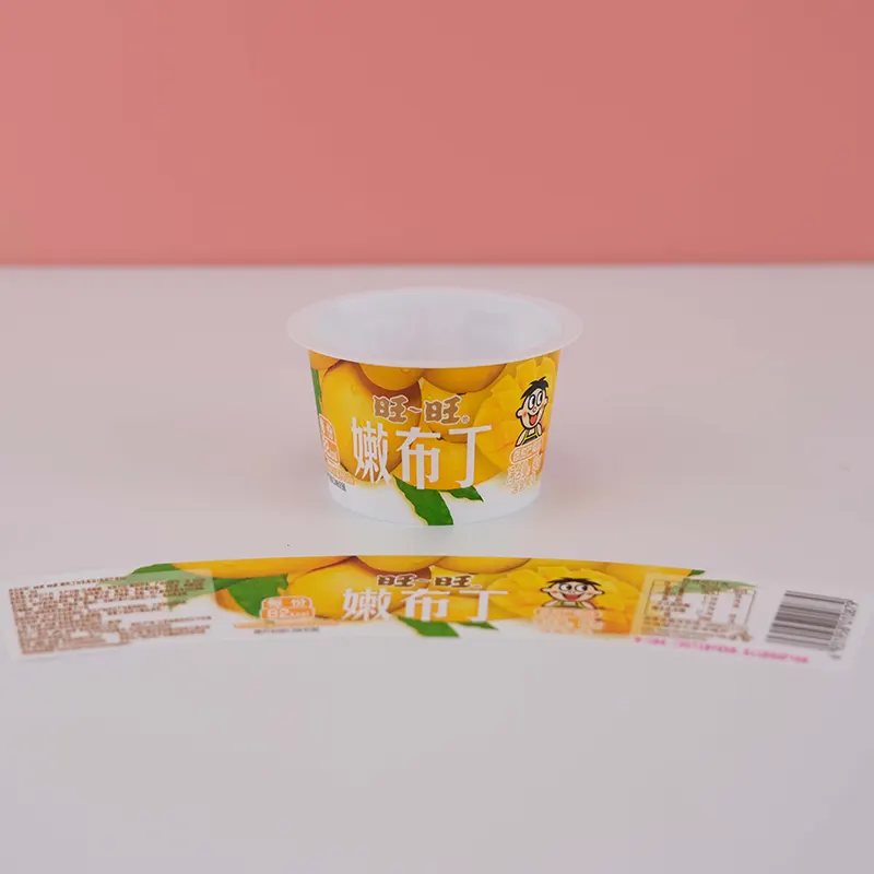 Injection Molding PP Yogurt Cup with IML Label