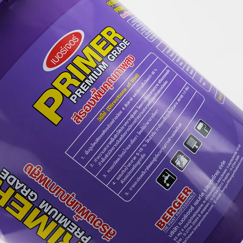PP Paint Bucket Injection Molding IML Label