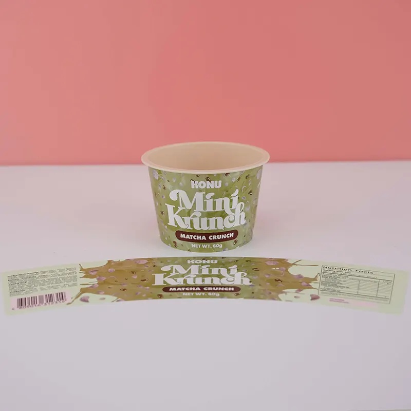 PP Yogurt Cup Injection Molding IML Label