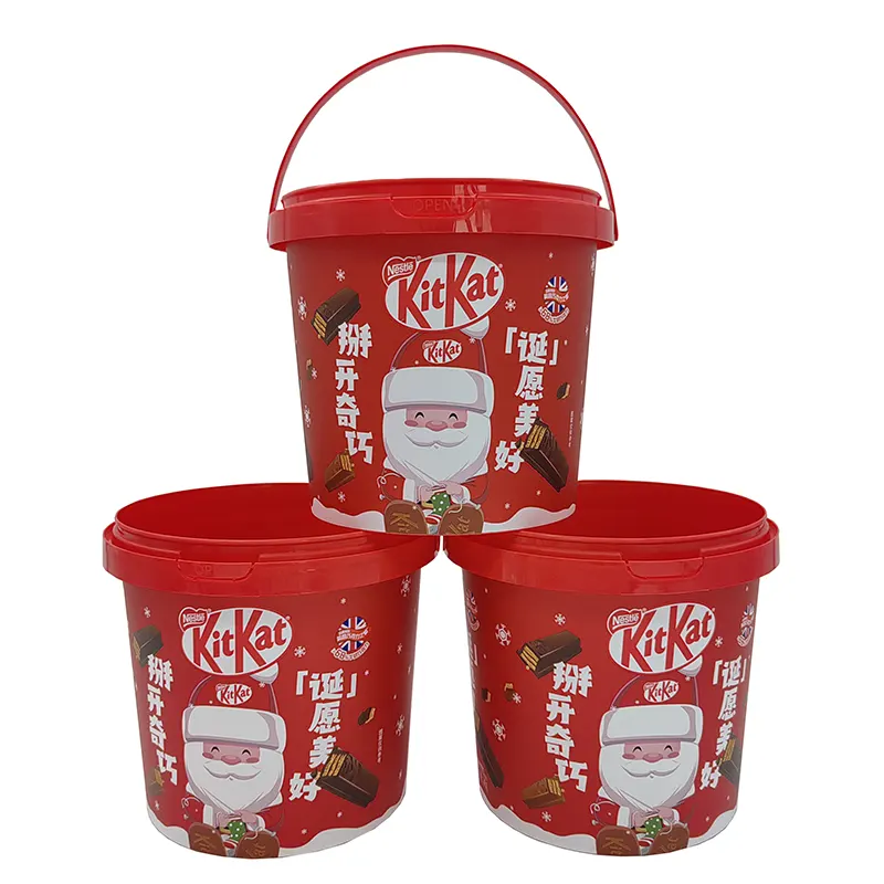 IML Label PP Snack Container by Injection Molding