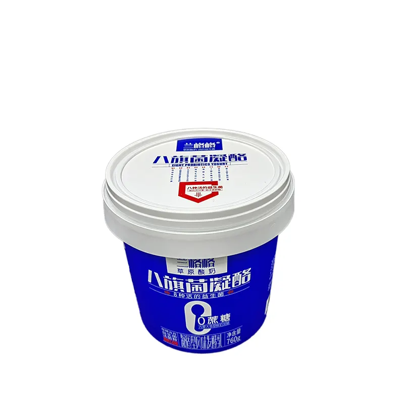 Injection Molding PP Snack Container with IML Label