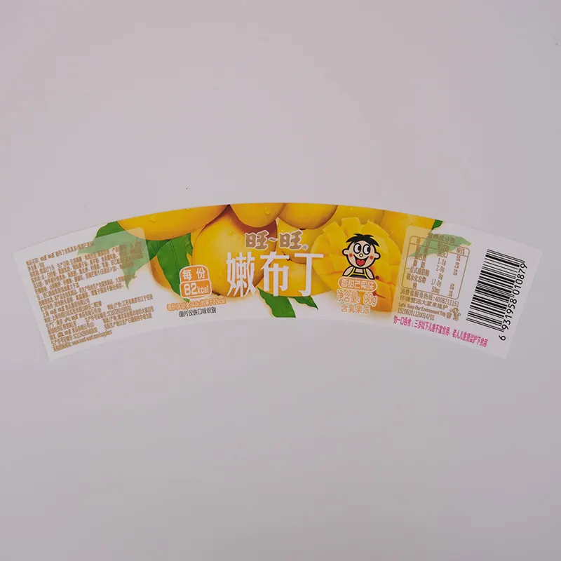 Injection Molding PP Yogurt Cup with IML Label