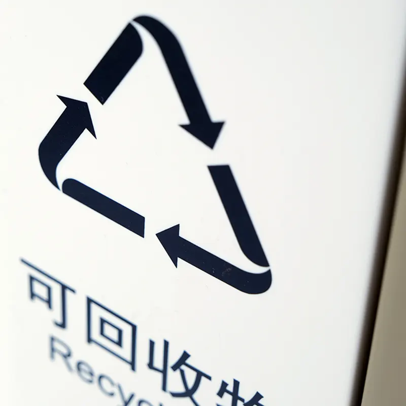 IML Label PP Waste Bin by Injection Molding