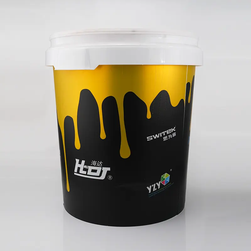 IML Label Injection Molding for PP Paint Bucket