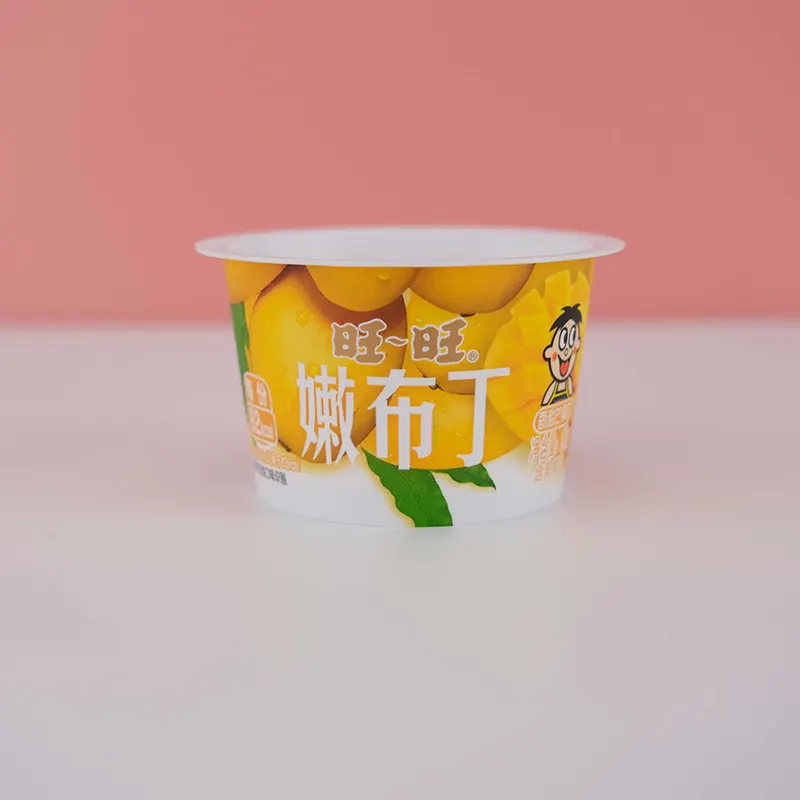 Injection Molding PP Yogurt Cup with IML Label