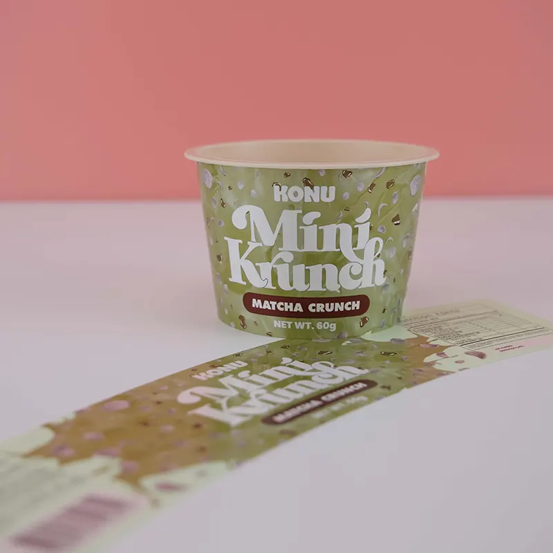 PP Yogurt Cup Injection Molding IML Label